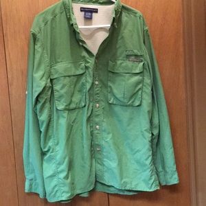 Green fishing shirt